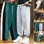 Men's Joggers Fashion Letter Hip Hop Streetwear Harem Pant Men Casual Cotton Loose track Trousers 8XL