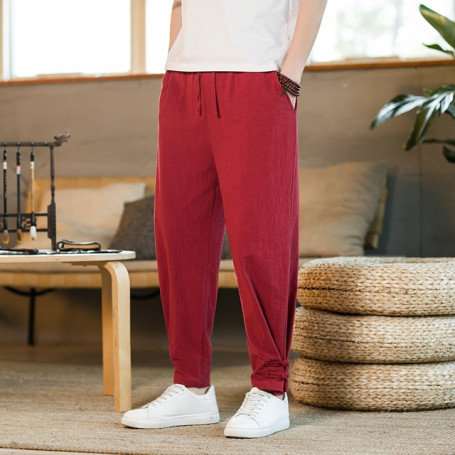 Men's Casual Pants Loose Large Men's Clothing Kimono Pants Men