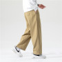 Men Casual Pants Loose Straight Wide Leg Pants Men New Retro Streetwear Skateboard Neutral Trousers Fashion Solid Color Pants
