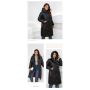 Women's Jacket Plus Size Long Oversize Warm Hooded Quilting Zipper Thick Outwear