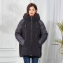 Women Jacket Hooded Reversible Jacket Puffer Jacket Thick Cotton Padded Coat Plus Size Winter Coat