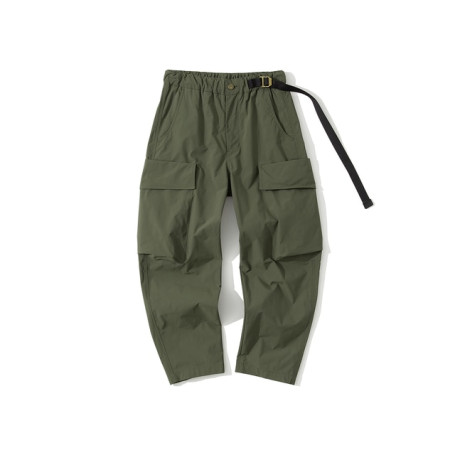 Men's Casual Harem Pants Harajuku Straight Cargo Pants Men Clothing Oversized Baggy Trousers