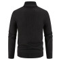 Men Sweatercoat Fashion Patchwork Mens Knitted Sweater Jackets Casual Outerwear