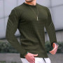Men's Casual Long Sleeve Slim Fit Basic Knitted Sweater Pullover