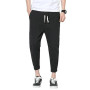 Men Casual Ankle Tied Pockets Drawstring Sports Long Pants