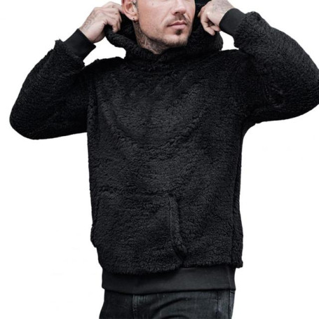 Hooded Thermal Pullover Casual Sweatshirt Hoodie