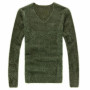Elastic Knitted Sweaters Furry Top Young Men Clothes