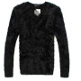 Elastic Knitted Sweaters Furry Top Young Men Clothes