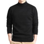 Men Sweater Pullovers Mock Neck Wear Thin Fashion Undershirt Size M to XL