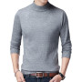 Men Sweater Pullovers Mock Neck Wear Thin Fashion Undershirt Size M to XL