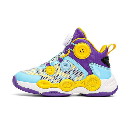 Fashion Kids Basketball Shoes Children Running Shoe Breathable Boys Girls Sneakers Soft Non-Slip Outdoor Sport Training Footwear