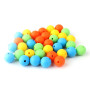 Baby Round silicone Beads 20Pcs 15mm DIY Colorful Teething Pacifier Chain Bracelet BPA Free Silicone Beads Newborn Care Toys