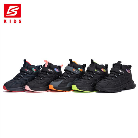 Baasploa Boys Kids Winter Snow Boots Girl Cotton Shoes Children Fashion Thick Fleece Keep Warm Outdoor Waterproof Causal Sneaker