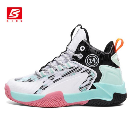 Kids Basketball Shoes Boys Sneakers Children Casual Shoe for Girls Boy Running Trainers Footwear Sport 2022 Mesh Braethable Shoe
