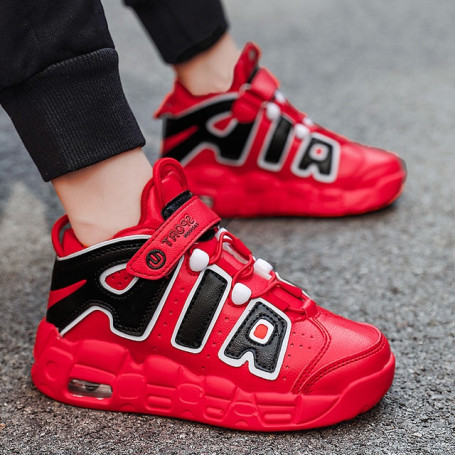 Child High-Top Airforce Children Shoes Girls Running Shoes Non-slip Kids Sneakers Comfortable Breathable Boys Basketball Shoes