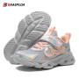Baasploa New LED Children's Casual Shoes Boys and Girls Outdoor School Running Breathable Non-Slip Running Shoes