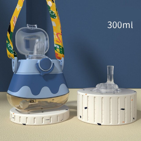 Cartoon Water Bottles For Girls Kids Dual-Use Bottle Baby Feeding Bottles Baby Newborn Nursing Nipple Bottle