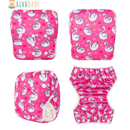 Alvababy Digital Positioned Baby Swim Nappy Easy to Use Swim Diaper