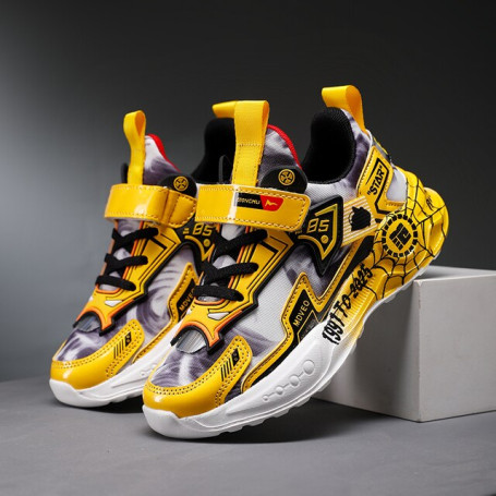 Fashion Children Shoes Sneakers Casual Shoes for Boys Leather Comfortable High Quality Running Sports Kids Girls Flat Shoes