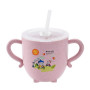 280ML Baby Learning Drinking Cup With Double Handles And Lid Leak-proof Baby Milk Water Cup Bottle Infant Toddler Kids Straw Cup