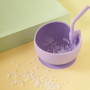 Baby Feeding Bowl Spoon Straw Kids Tableware Baby Silicone Bowl Spill-Proof Suction Bowls Self Feeding Dishes Baby Accessories