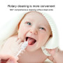 Babywell 30pcs Disposable Baby Tongue Cleaning Brush Infant Baby Gauze Toothbrush Paper Rod Mouth Cleaner For Newborn Oral Care