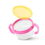 Baby Kids Plastic Snack Catcher Double Handle Snack Cup Jar Bowl Spill-Proof Biscuits Container Box Snacks Storage Box