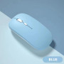 Macaron Rechargeable Wireless Bluetooth Mouse 2.4G USB Mice For Android Windows Tablet Laptop Notebook PC For IPAD mobile