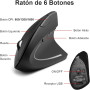 Rechargeable Ergonomic Wireless Mouse, 2.4GHz Wireless Optical Mouse with USB Receiver for Mac and Windows