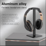 Black and white aluminum alloy headphone holder detachable headphone display stand computer headset rack