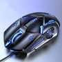 Silver Eagle G5 Mute Wired Mouse Six Keys Luminous Game USB Wired Gaming Mouse Office Games Luminous Mouse