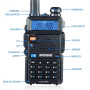 Baofeng UV-5R Walkie Talkie 5W Portable Ham CB Radio Dual Band VHF/UHF FM Transceiver Two Way Radio Hunting UV-82 UV-9R Plus