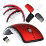 4 Colors Foldable Wireless Mouse Mice 2.4G Computer Mouse Mice USB For Laptop PC Optical Office Computer Desktop Receiver Y5B1