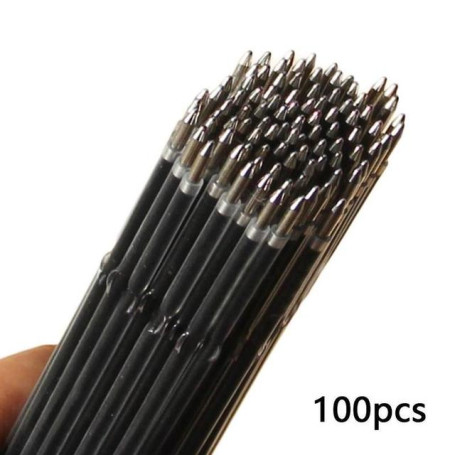 100pcs Ballpoint Pen Replacement Core New Pen Refill Replacement Ink Black Handle Stationery Sign Pen School Pen Ballpoint A7U9