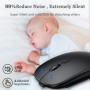 Bluetooth Mouse Tablet Notebook Office Dual Battery Bluetooth Mouse Single Mode G Silent Thin Wireless Mouse