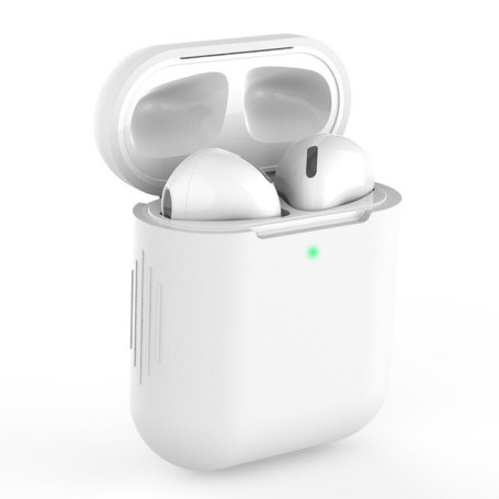 Anti-Drop AirPods1 2 Silicone Bluetooth Compatible Earphone Cover AirPods 1 2 Earphone Cover Charging Box Soft Silicone Cover