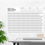 Schedule Planner Large Note-taking Grid 2023 Korean Style Poster Calendar for Home