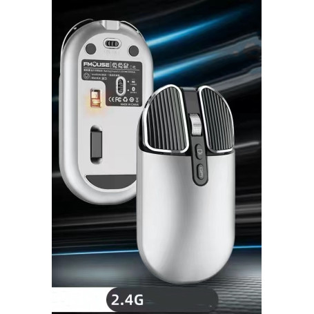 Bluetooth 5.1+2.4G Wireless Dual Mode Rechargeable Mouse Optical USB mice for PC/Mac/Laptop/IPad/Phone /Notebook/Android Tablet