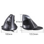Free shippingFree shipping M618 BU Ergonomic Vertical Mouse 6 Buttons 800/1200/1600 DPI Optical Right Hand Mice with Wrist mat F