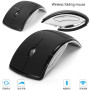 Arc 2.4G Wireless Folding Mouse Cordless Mice USB Foldable Receivers Games Computer Laptop Accessory
