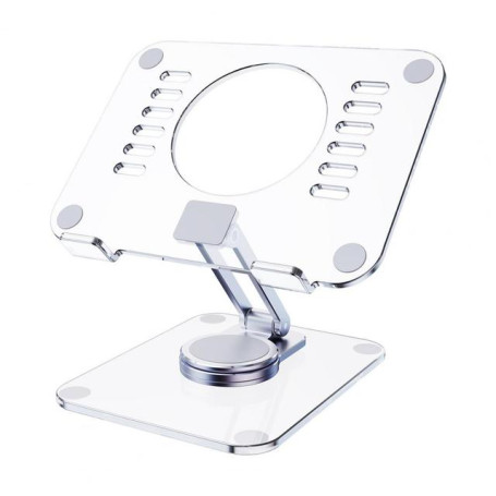 Desktop Tablet Holder 360-Degree Rotation Hollow Holding Heavy Duty Tablet Holder   Tablet Stand  Laptop Accessories