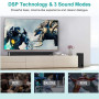 120W Home TV Theater Soundbar Bluetooth 5.0 Speakers Wireless Sound Bar 3D Stereo Column Surround Subwoofers with Remote Control