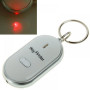 Mini Whistle Anti Lost KeyFinder Alarm Wallet Pet Tracker Smart Flashing Beeping Remote Locator Keychain Tracer-Key Finder + LED