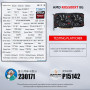 MLLSE Graphics Card RX5500XT 8G Gaming 7NM 128bit GDDR6 8Pin PCI Express 4.0 x 8 1717MHz HDMI*1 DP*3 Desktop Video Cards