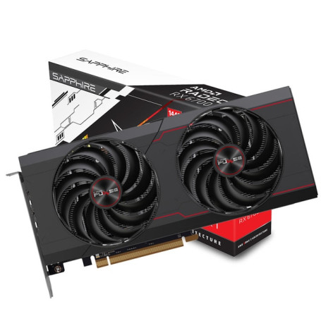 New SAPPHIRE AMD Radeon RX 6700 Gaming OC Graphics Card with 10GB AMD RDNA 2, Black GDDR6 RX6700 7nm 16 Gbps 160-bit ATX