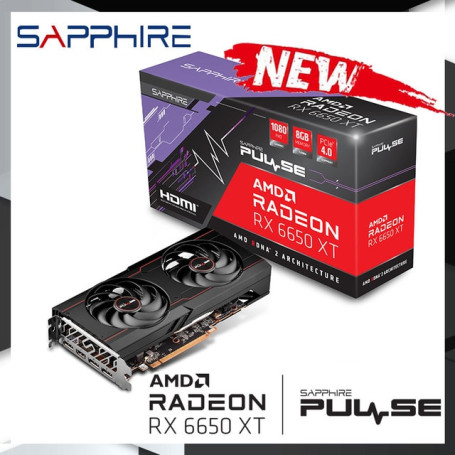 New SAPPHIRE AMD RX 6650 XT RX 6700 RX 6750 XT Gaming Graphics Card 8G 10G 12G Video Card GDDR6 7nm 192bit GPU AMD