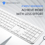 MACHENIKE CK310 2.4GHz Wireless Keyboard 104Keys 100% Full Sized Portable Simplifed Office Wireless Keyboard For PC Laptop