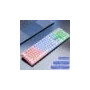 H300 punk round keycap game office dazzle colour lights keyboard