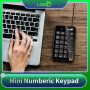 XKB-01Universal Numeric Keypad USB Wire Mini Number Keyboard Keycap for Laptop Desktop PC Computer Numpad 23 Keys