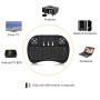 I8 Backlit Mini Wireless Keyboard English Russian French Spanish Portuguese 2.4G Air Mouse Remote Touchpad for Android TV Box PC